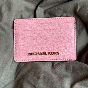 Michael Kors Blush Pink Card Holder